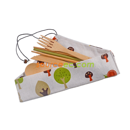 Customization Eco-friendly Tableware with Bag Corporate Gifts
