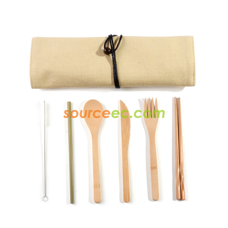 Customization Eco-friendly Tableware with Bag Corporate Gifts