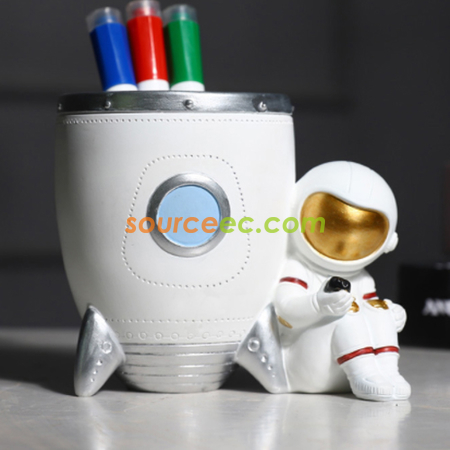 Customization Cute Spaceman Pen Holder Corporate Gifts