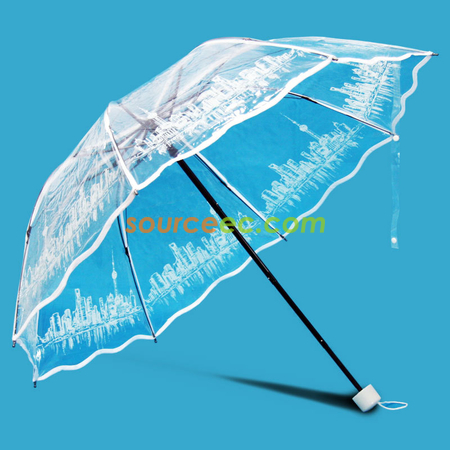 Customization Transparent Folding Umbrella Corporate Gifts