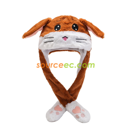 Customization Plush Animal Ear Hat Corporate Gifts