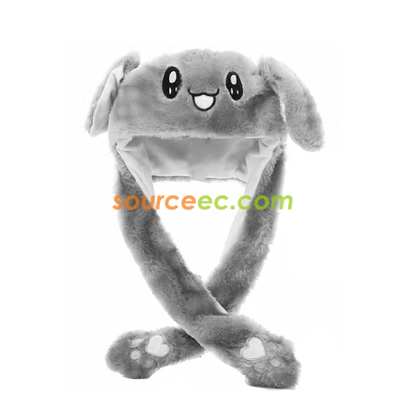 Customization Plush Animal Ear Hat Corporate Gifts