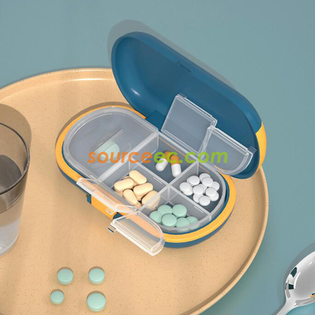 Customization Portable Large-Capacity Storage Pill Box Corporate Gifts