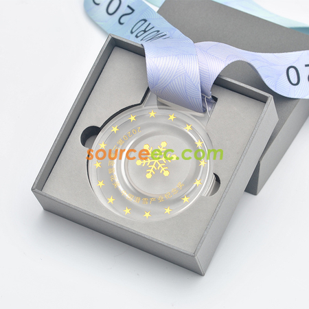 Customization Glass Medal Corporate Gifts