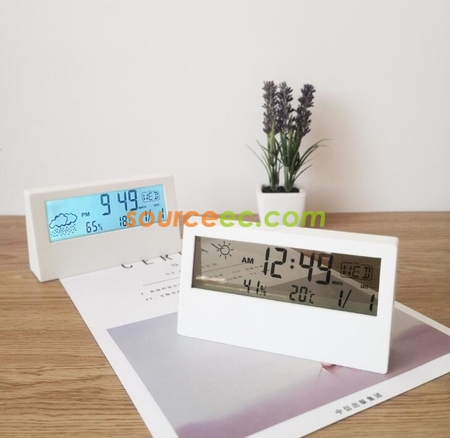 Customization Creative Multifunctional Transparent Electronic  Clock Corporate Gifts