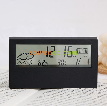 Customization Creative Multifunctional Transparent Electronic  Clock Corporate Gifts
