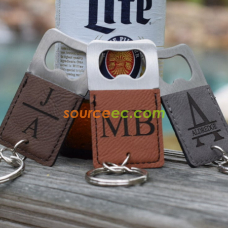 Customization PU Bottle Opener Corporate Gifts