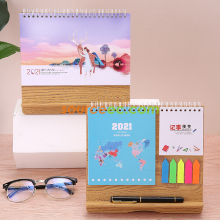 Customization Creative Wooden Calendar Corporate Gifts
