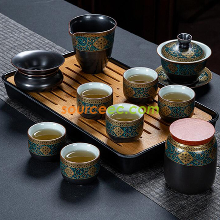 Customization Portable Travel Kung Fu Tea Set Corporate Gifts