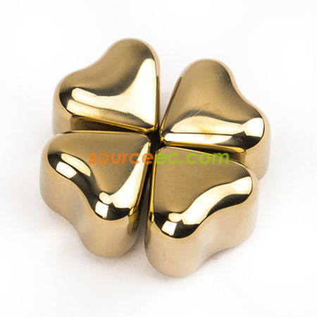 Customization Heart-shaped Stainless Ice Cube Corporate Gifts
