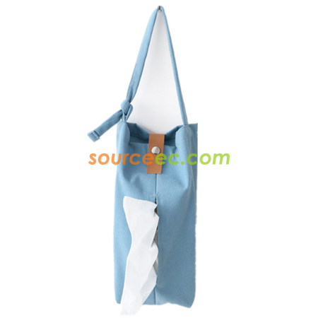 Customization Canvas Car Tissue Storage Bag Corporate Gifts