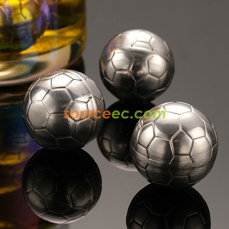 Customization Football Metal Ice Cubes Corporate Gifts