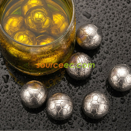 Customization Football Metal Ice Cubes Corporate Gifts
