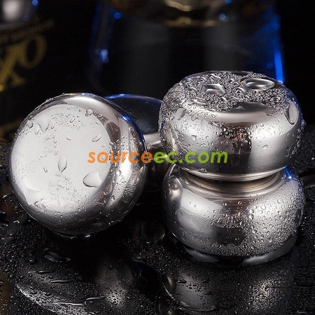 Customization Round Metal Ice Cubes Corporate Gifts