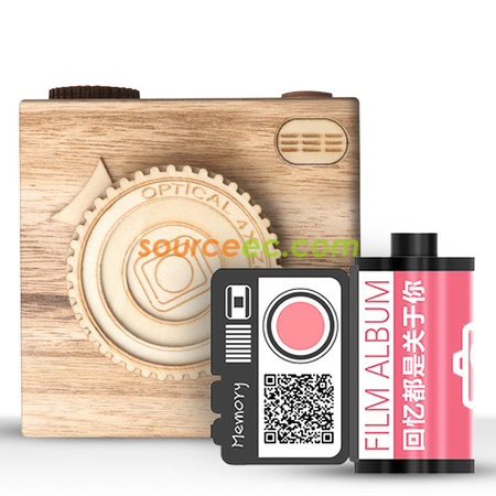 Customization Custom Film Photo Album With Wooden Box Corporate Gifts