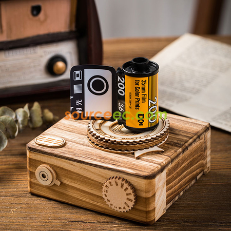 Customization Custom Film Photo Album With Wooden Box Corporate Gifts