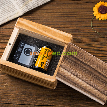 Customization Custom Film Photo Album With Wooden Box Corporate Gifts