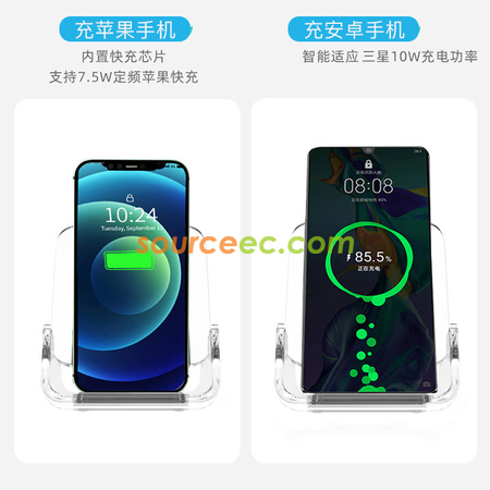 Customization Wireless Charger with Phone Holder Corporate Gifts