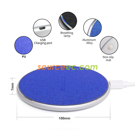 Customization Round Wireless Charger Corporate Gifts