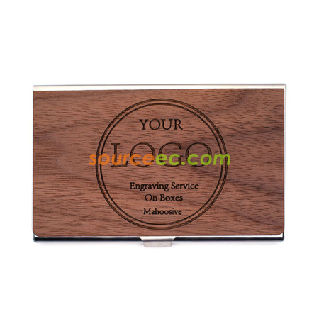 Customization Wooden Card Holder Corporate Gifts