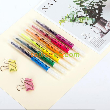 Customization Erasable Double-Headed Highlighter 6-Color Set Corporate Gifts