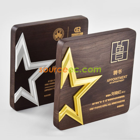 Customization Wooden Plaque Corporate Gifts