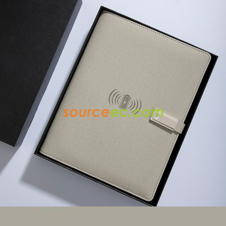 Customization Wireless charging notebook Corporate Gifts