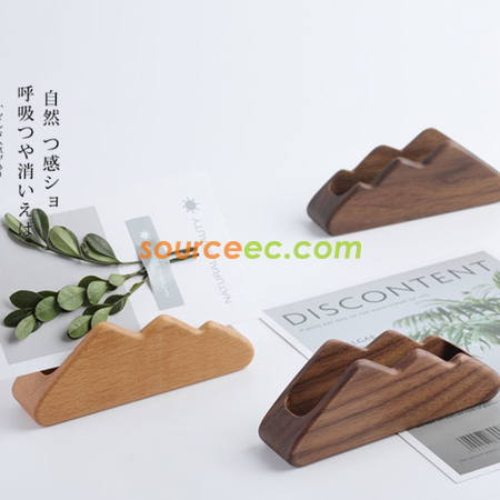 Customization Wooden Card Holder Corporate Gifts