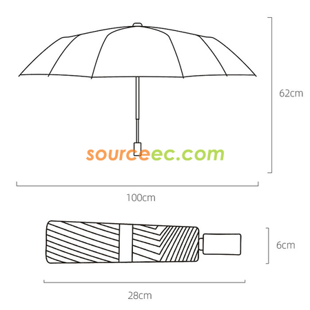 Customization Three-folding Umbrella Corporate Gifts