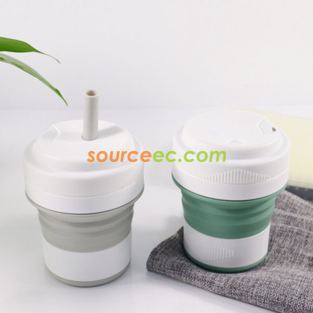Customization 450ML Silicone Collapsible Coffee Cup Corporate Gifts