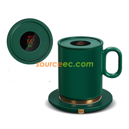 USB heating cup pad with cup
