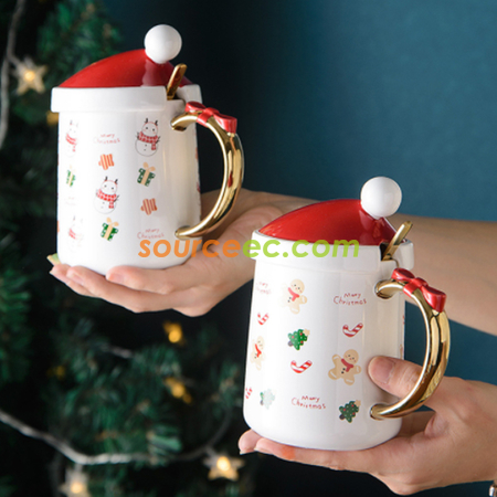 Customization Christimas Ceramic Mug Corporate Gifts