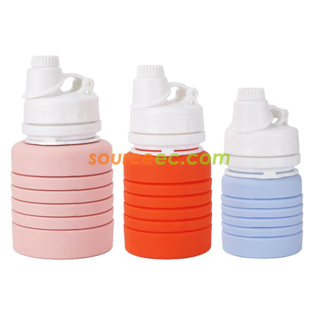 Customization Silicone Folding Handy Sports Water Bottle Corporate Gifts