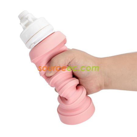 Customization Silicone Folding Handy Sports Water Bottle Corporate Gifts