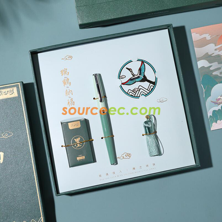 Customization Gift Pen Bookmark Fortune Koi Gift Box Set Corporate Gifts