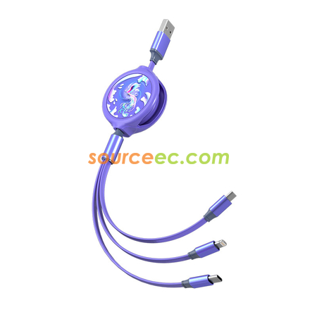 Makaron Three In One Telescopic Data Line