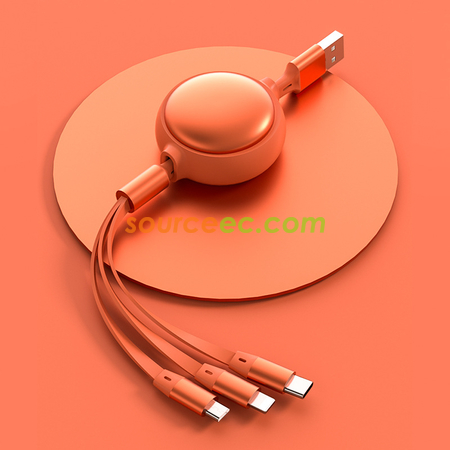 Customization Makaron Three In One Telescopic Data Line Corporate Gifts