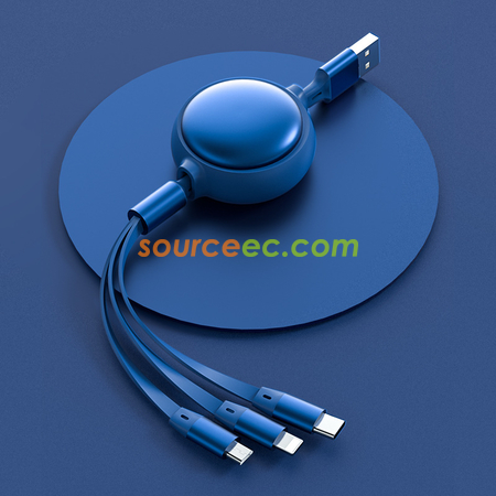 Customization Makaron Three In One Telescopic Data Line Corporate Gifts