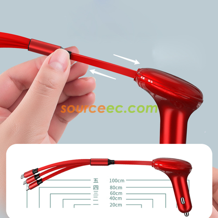 Customization Three In One Car Charger Corporate Gifts
