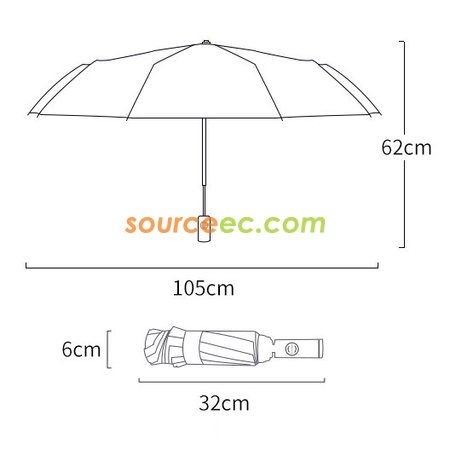 Customization Three-folding Umbrella Corporate Gifts