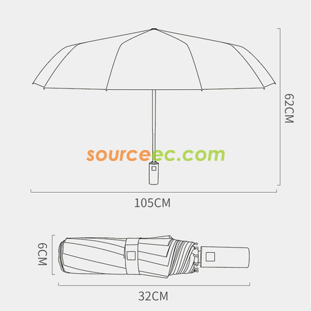 Customization Three-folding Umbrella Corporate Gifts