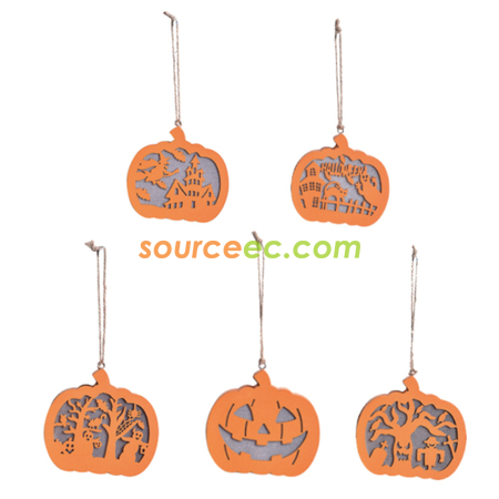 Customization Wooden Pumpkin Lamp Corporate Gifts