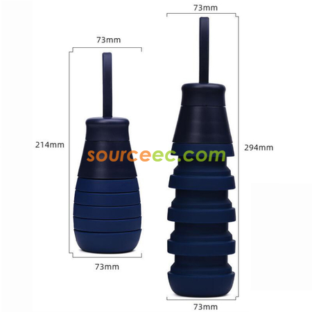 Customization 500ML Folding Portable Water Bottle Corporate Gifts