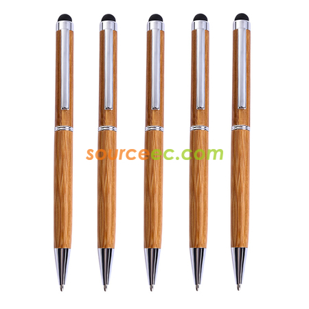 Touch Screen Bamboo Ballpoint Pen