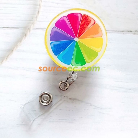 Customization Color Printing Acrylic Retractable Buckle Corporate Gifts