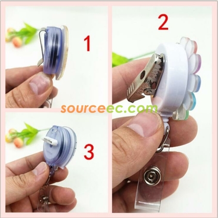 Customization Color Printing Acrylic Retractable Buckle Corporate Gifts