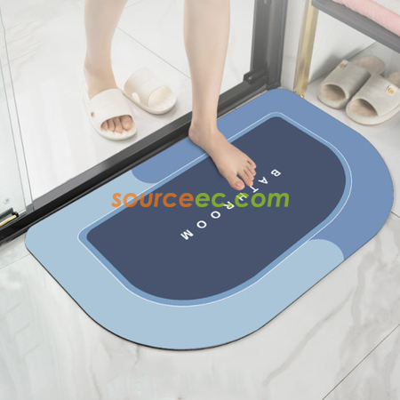 Diatomaceous Earth Absorbent Fast Drying Bath Mat