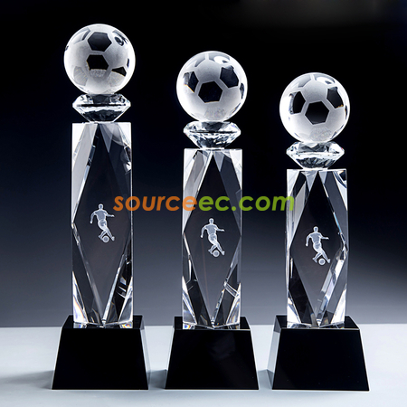 Customization Football Crystal Seat Corporate Gifts