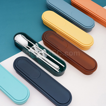 Customization Stainless Steel Tableware With UV Sterilizer Corporate Gifts