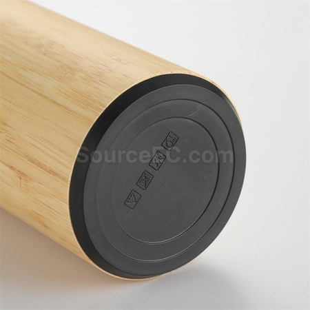 Customization Portable Bamboo Shell Thermos Cup With Cover Corporate Gifts